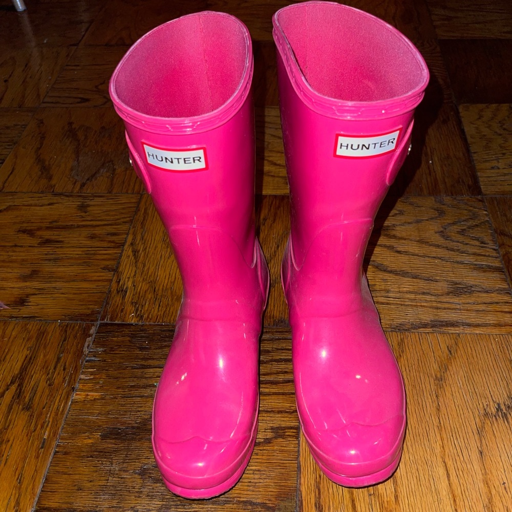 Pink Hunter Rain Boots